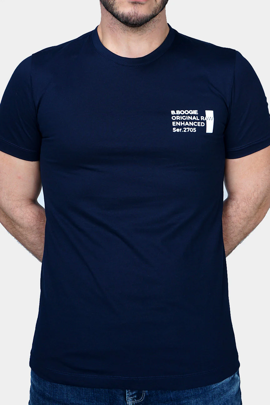 T-Shirt Lengan Pendek Pursuit Dark Navy - Image 2