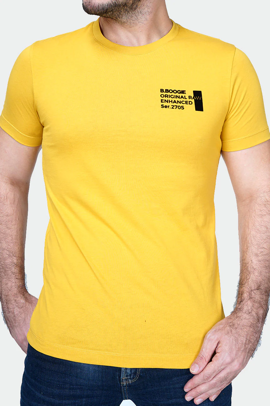 T-Shirt Lengan Pendek Pursuit Mustard - Image 2