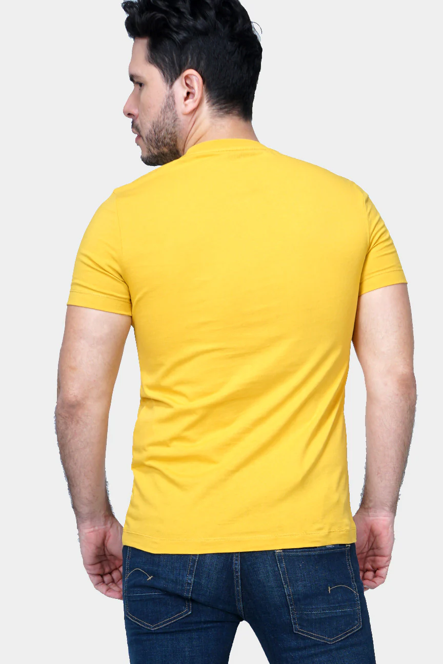 T-Shirt Lengan Pendek Pursuit Mustard - Image 4