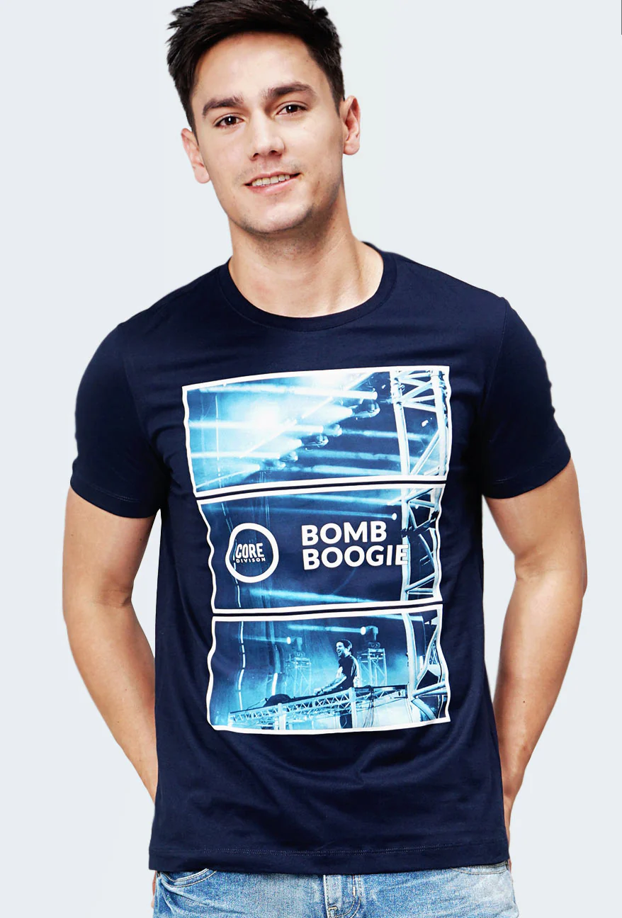 T-Shirt Lengan Pendek Quilen Dark Navy - Image 2