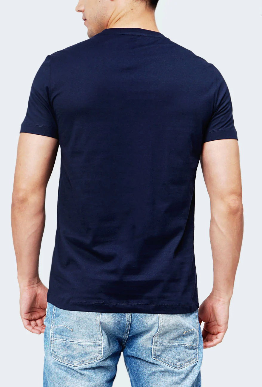 T-Shirt Lengan Pendek Quilen Dark Navy - Image 5