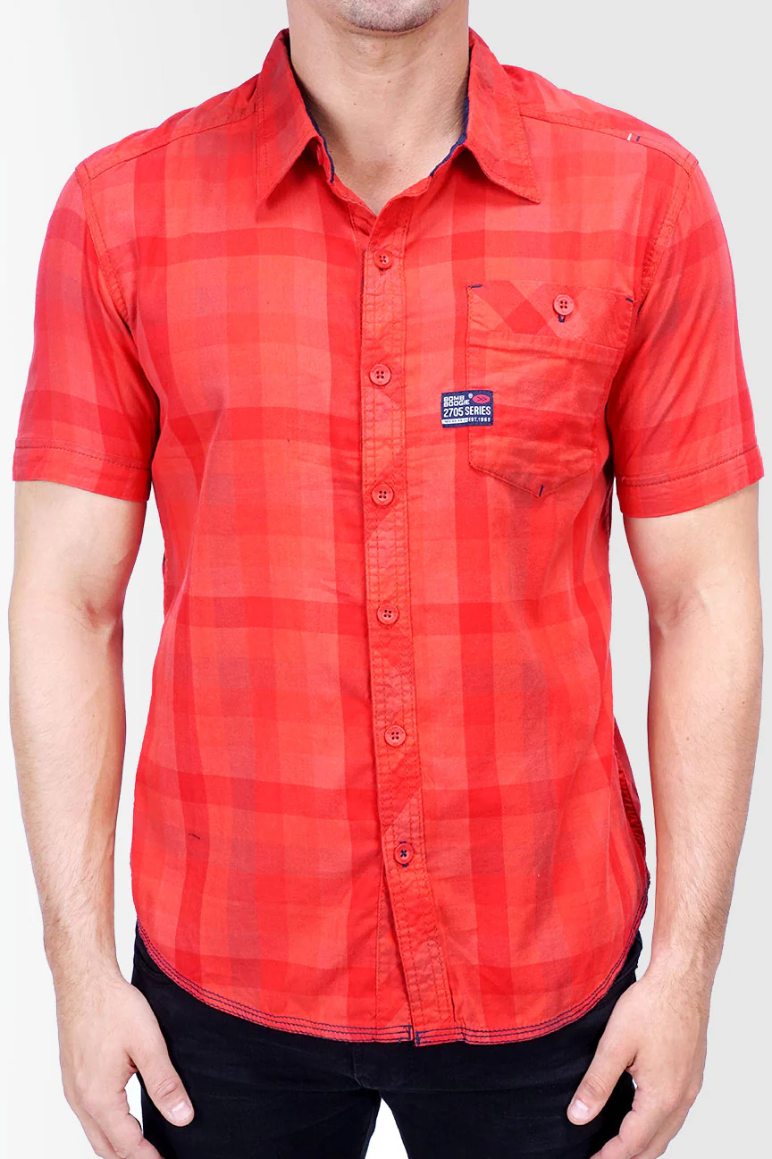 Kemeja Lengan Pendek Red Devil2 - Image 2