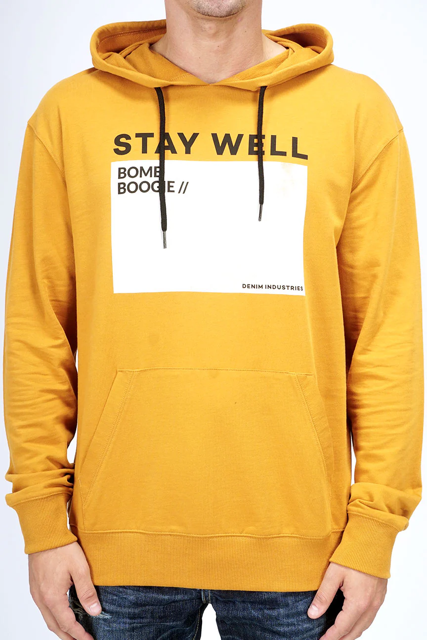 Sweater Hoodie Respata Dark Mustard - Image 3