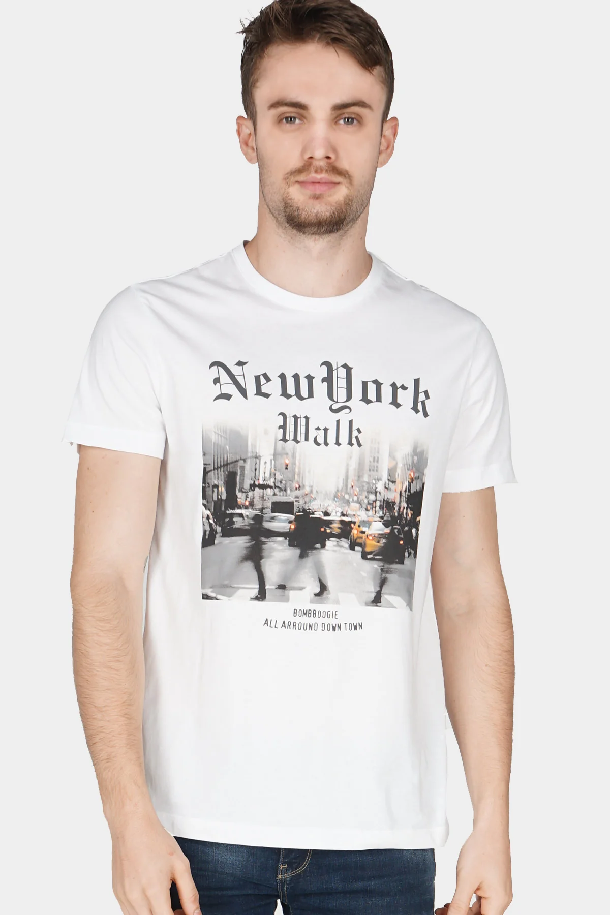 T-Shirt Lengan Pendek Retyfer Offwhite