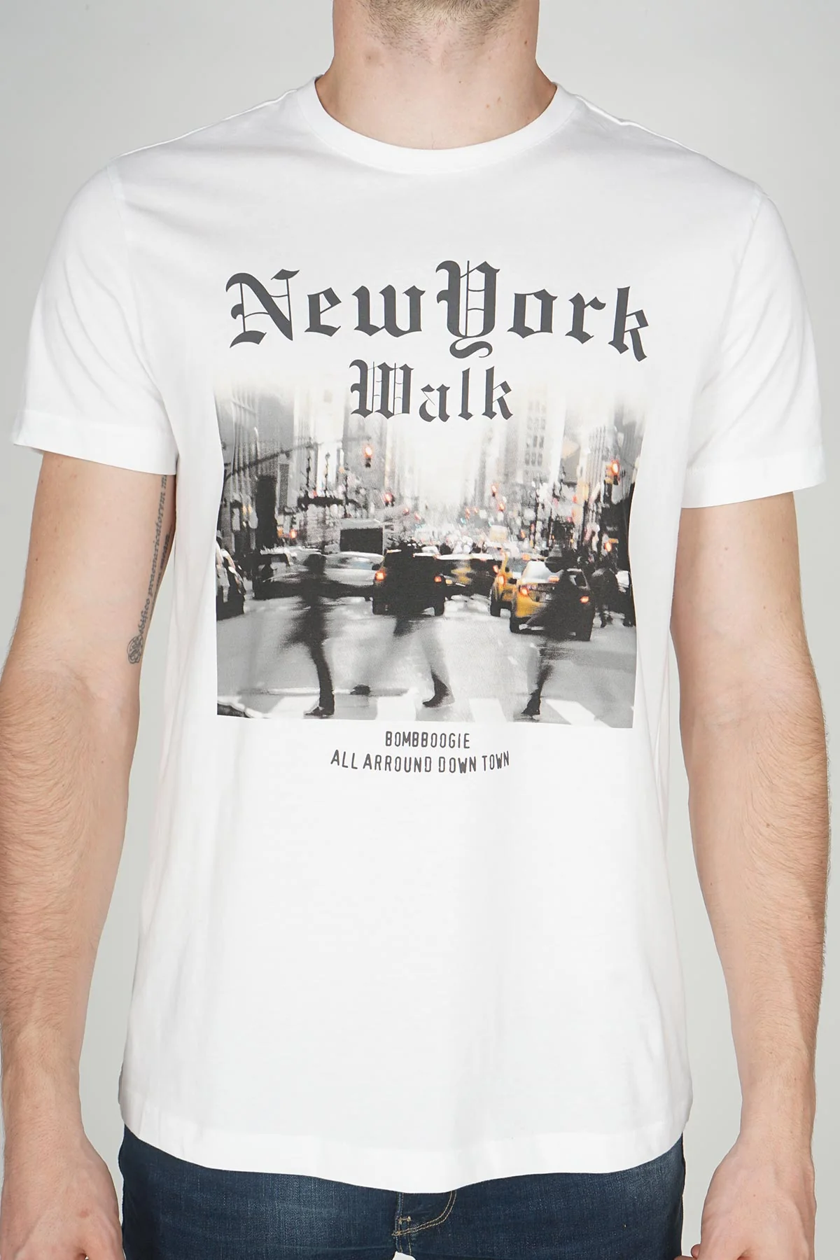 T-Shirt Lengan Pendek Retyfer Offwhite - Image 3