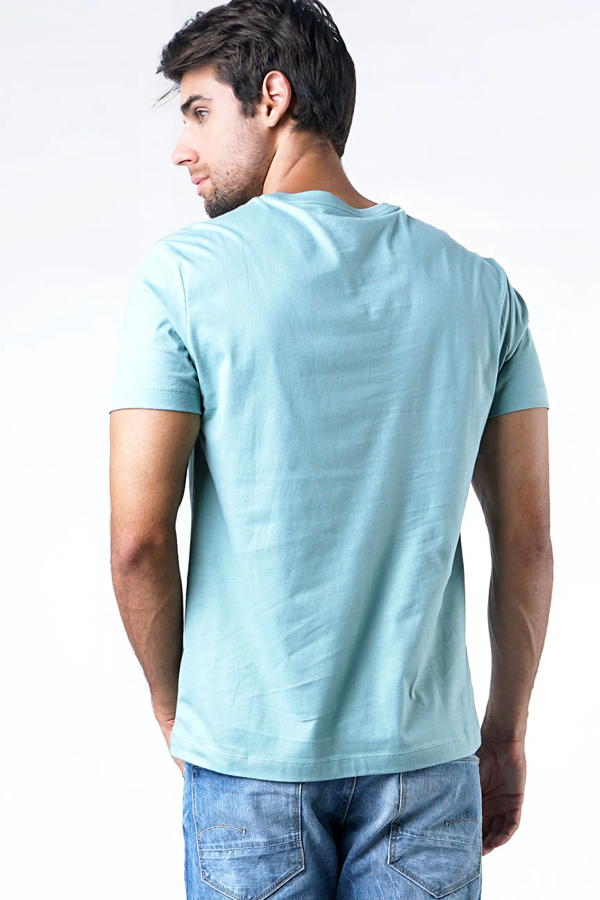 T-Shirt Lengan Pendek Riffles Light Green - Image 4