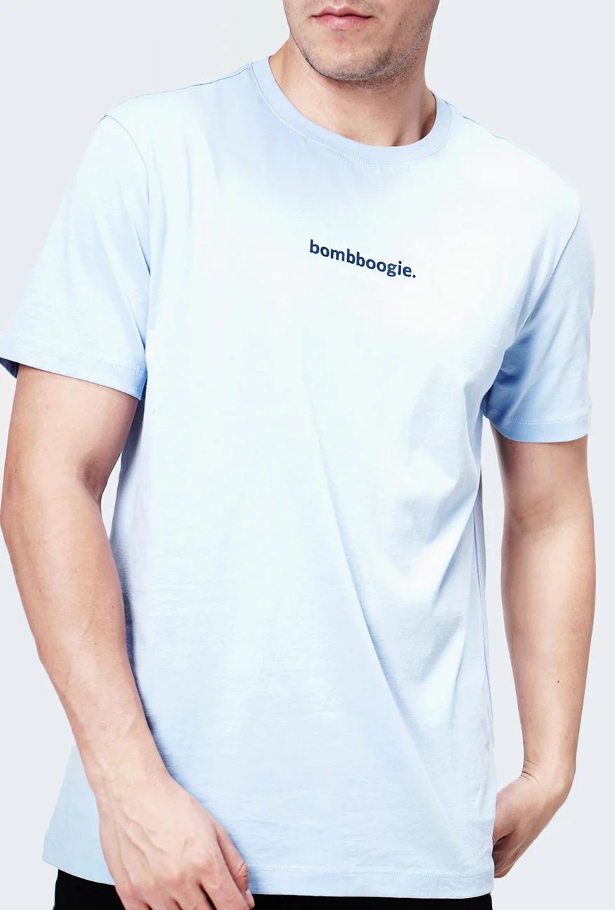 T-Shirt Lengan Pendek Rifflet Light Blue - Image 5