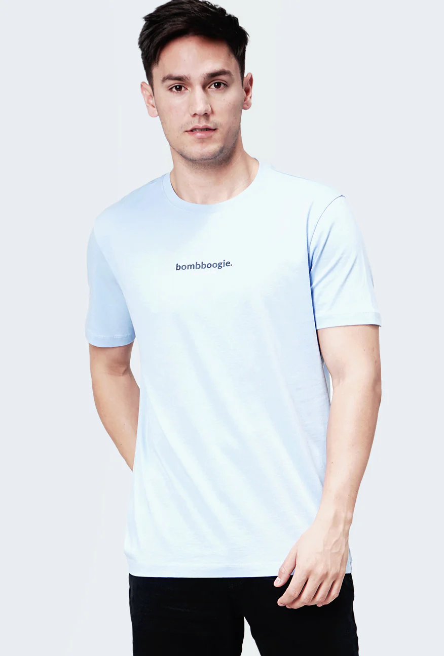 T-Shirt Lengan Pendek Rifflet Light Blue - Image 6