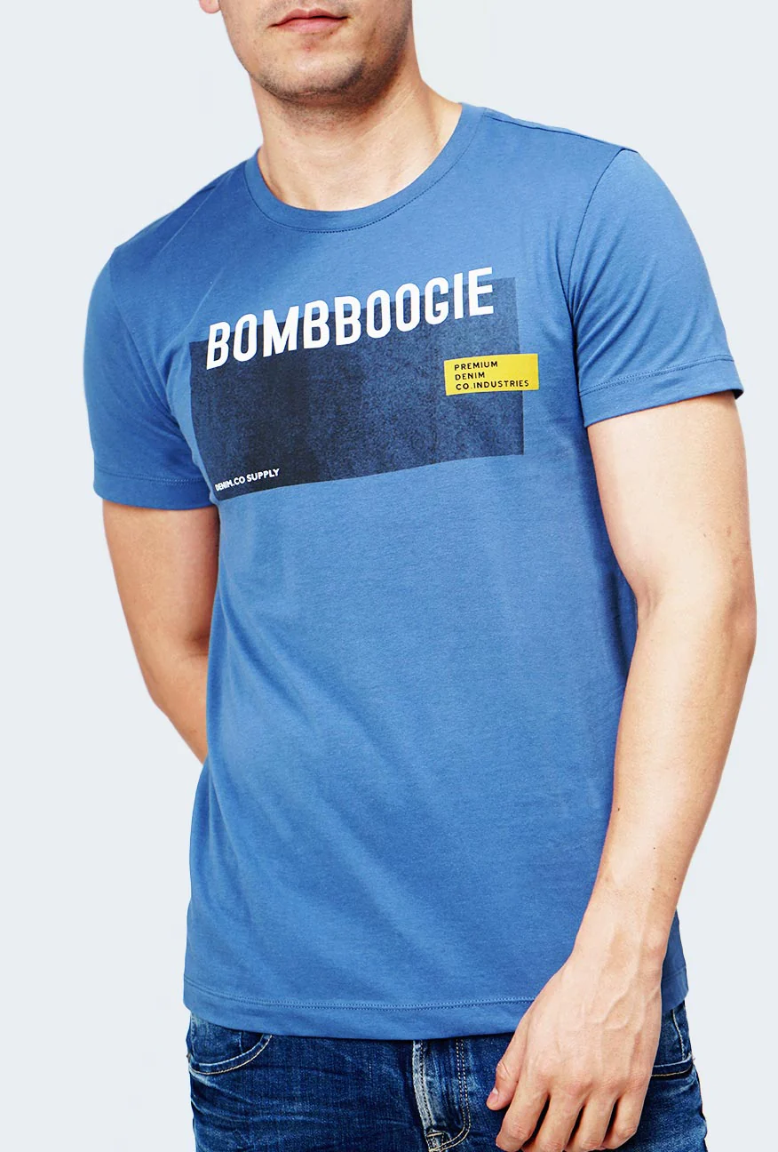 T-Shirt Lengan Pendek Rifter Blue - Image 5