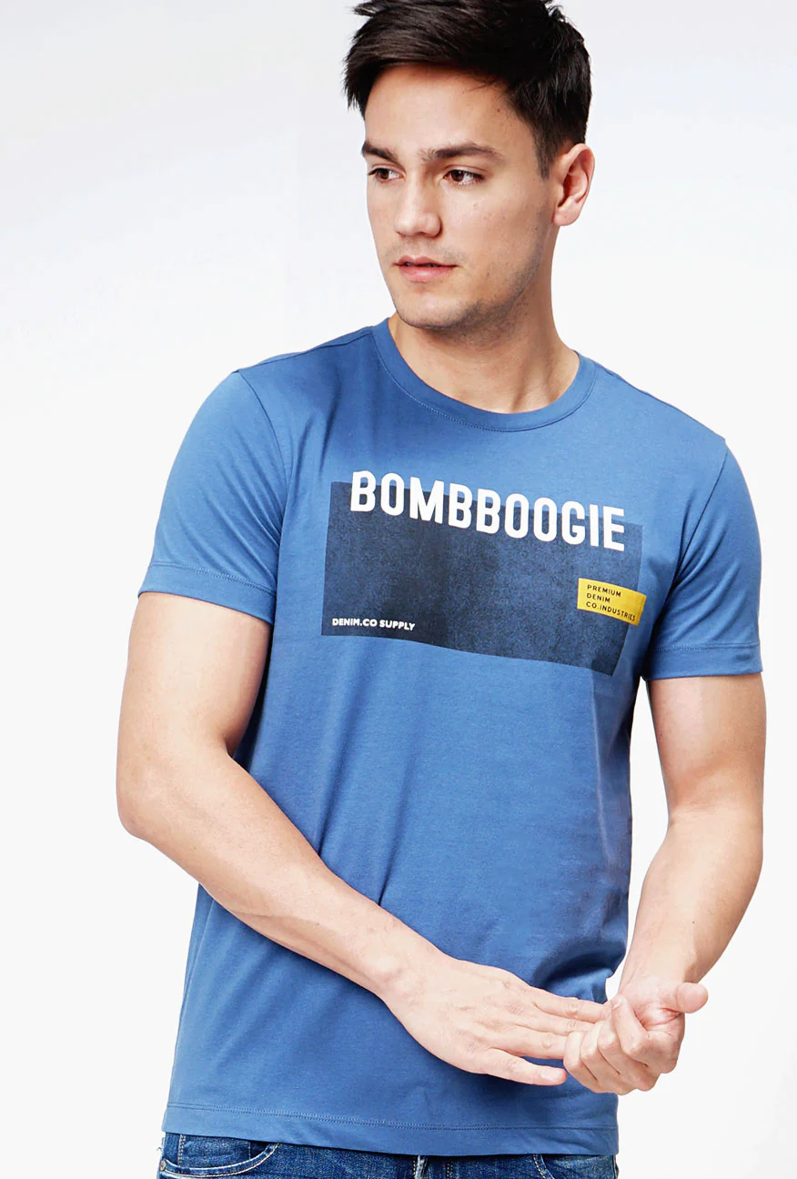 T-Shirt Lengan Pendek Rifter Blue - Image 6