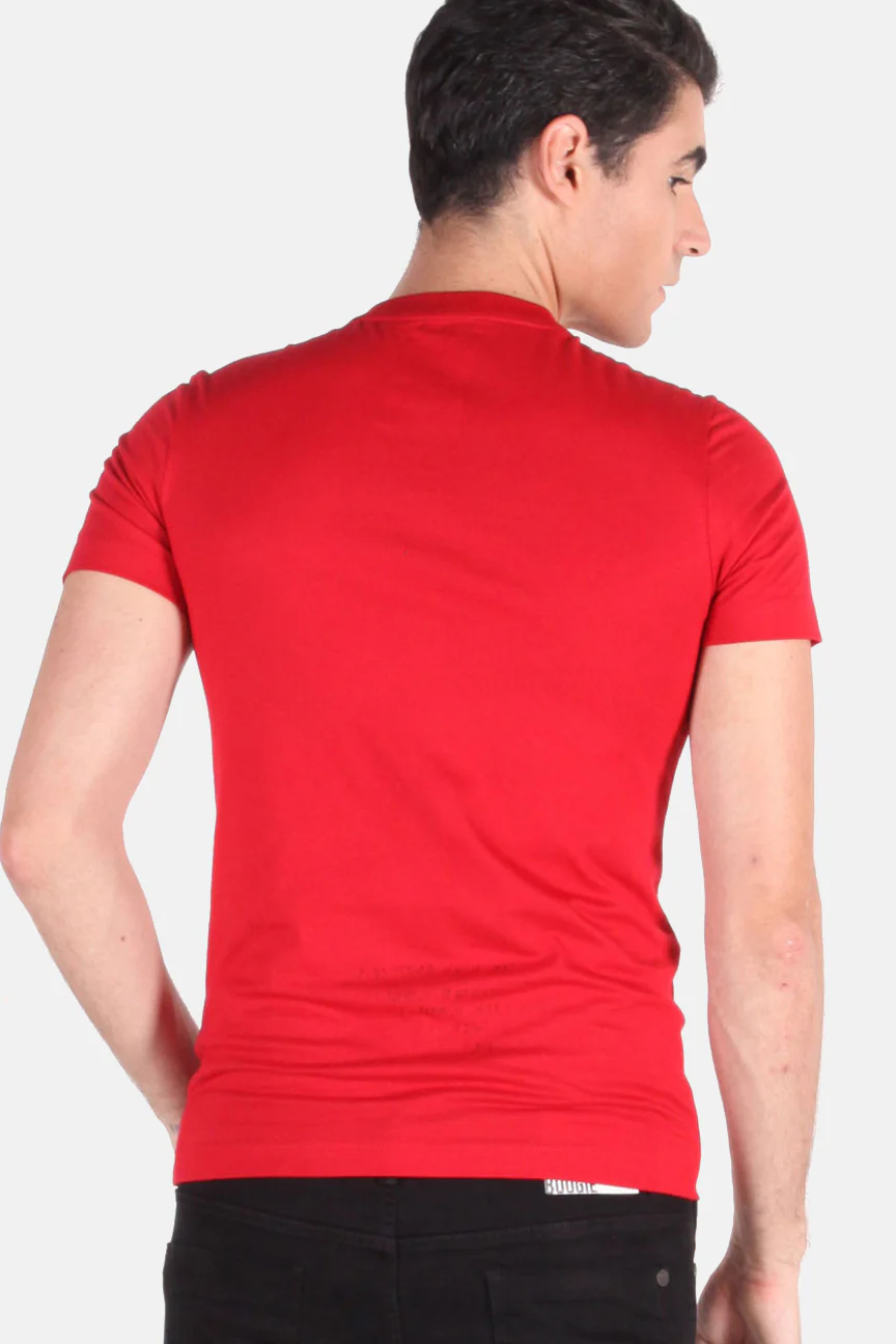 T-Shirt Lengan Pendek Rock Emotion Red - Image 4