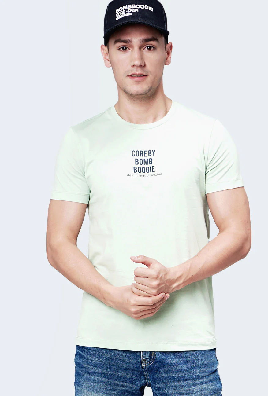 T-Shirt Lengan Pendek Rofski Sage Green