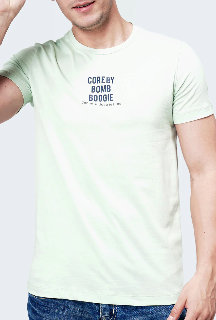 T-Shirt Lengan Pendek Rofski Sage Green - Image 2