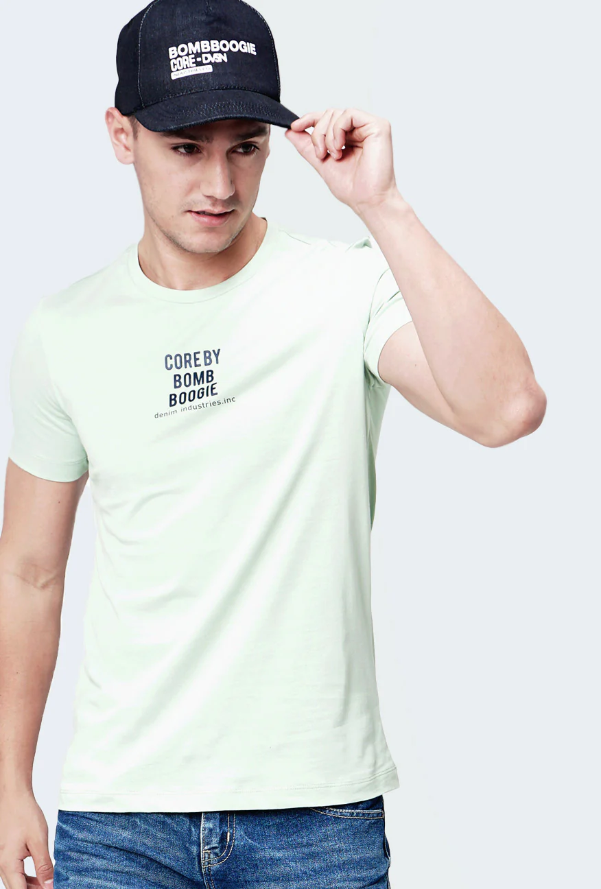 T-Shirt Lengan Pendek Rofski Sage Green - Image 3