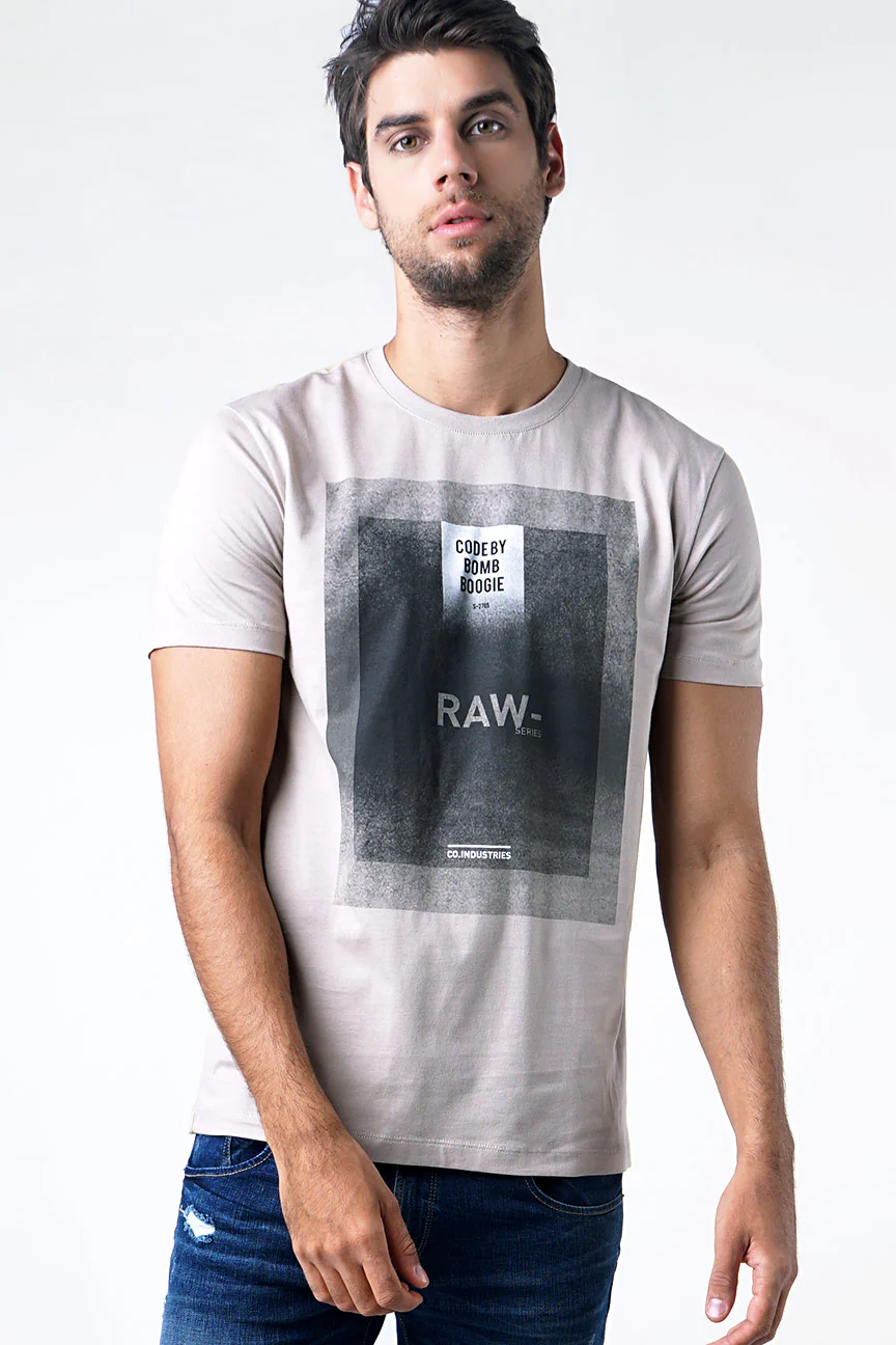 T-Shirt Lengan Pendek Rooted Khaki