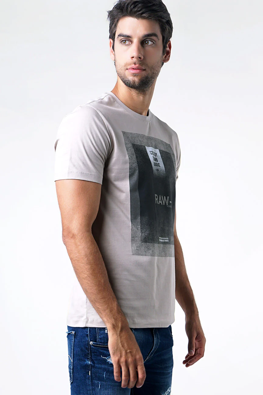 T-Shirt Lengan Pendek Rooted Khaki - Image 2