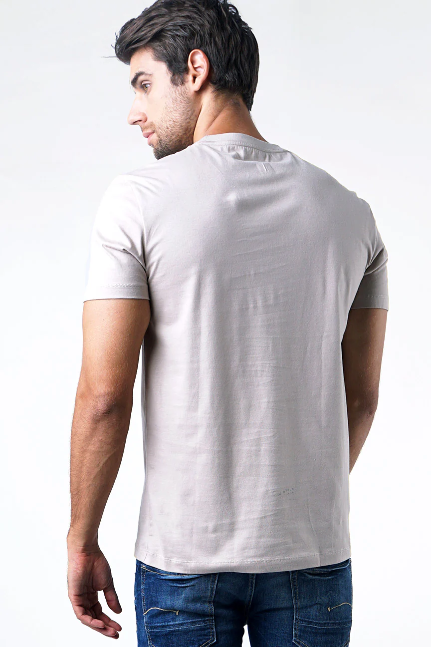 T-Shirt Lengan Pendek Rooted Khaki - Image 4