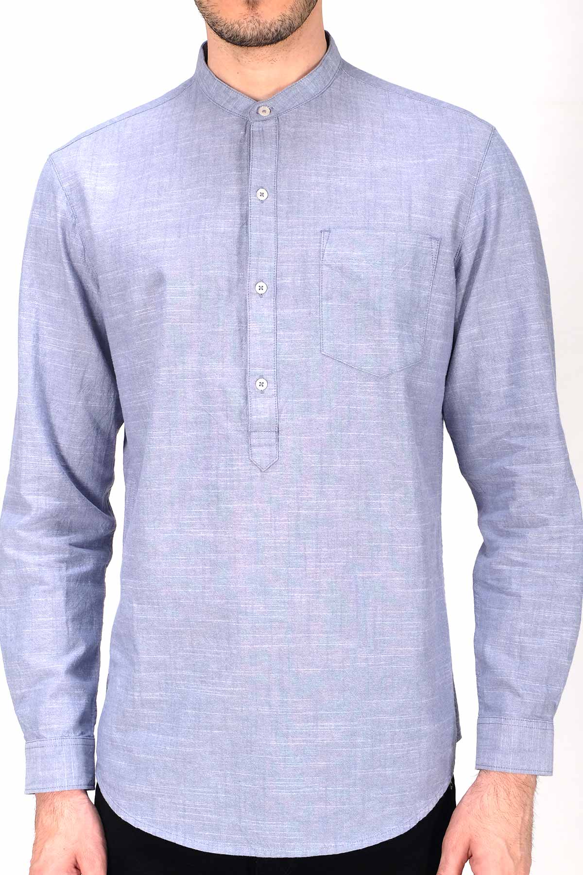 Kemeja Koko Regular Rowen Blue - Image 5