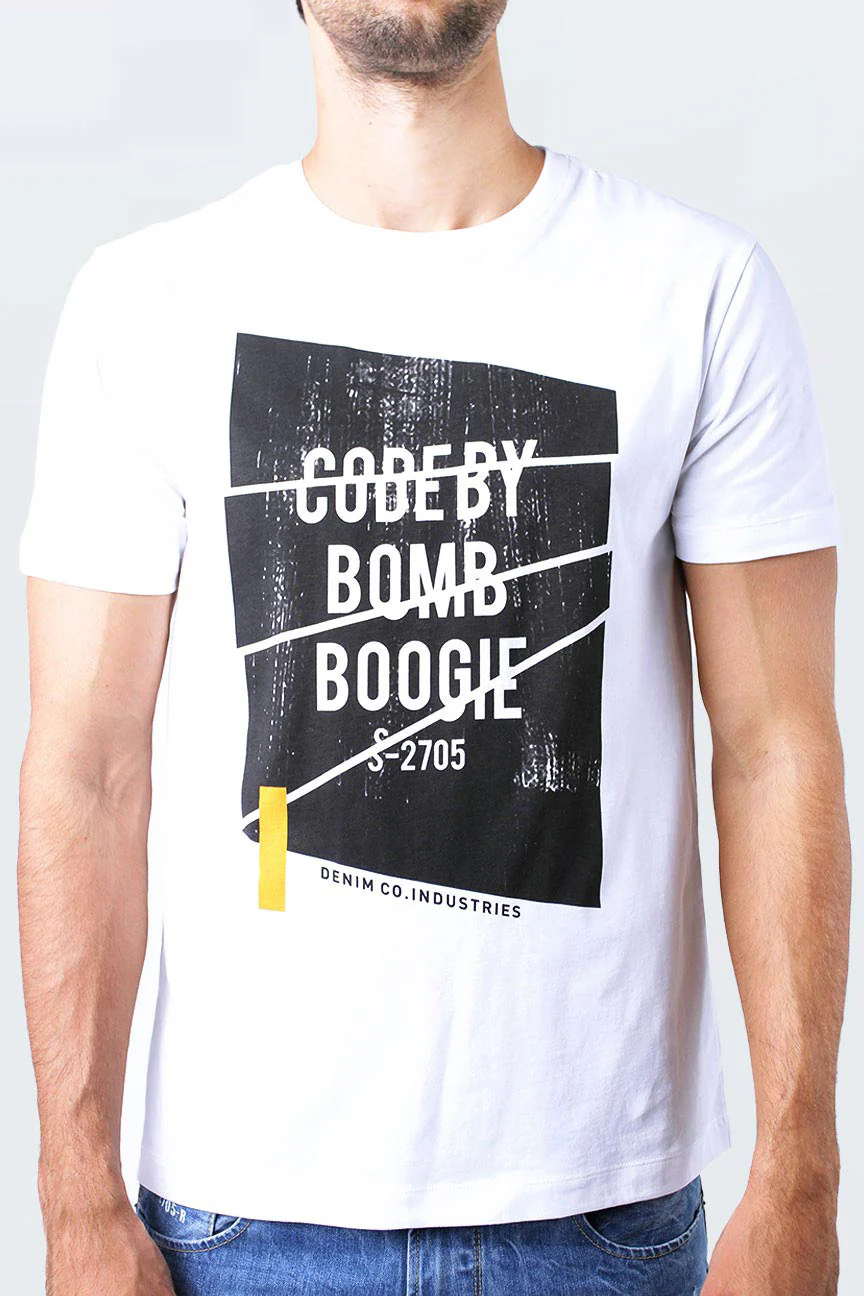T-Shirt Lengan Pendek Rush Offwhite - Image 3