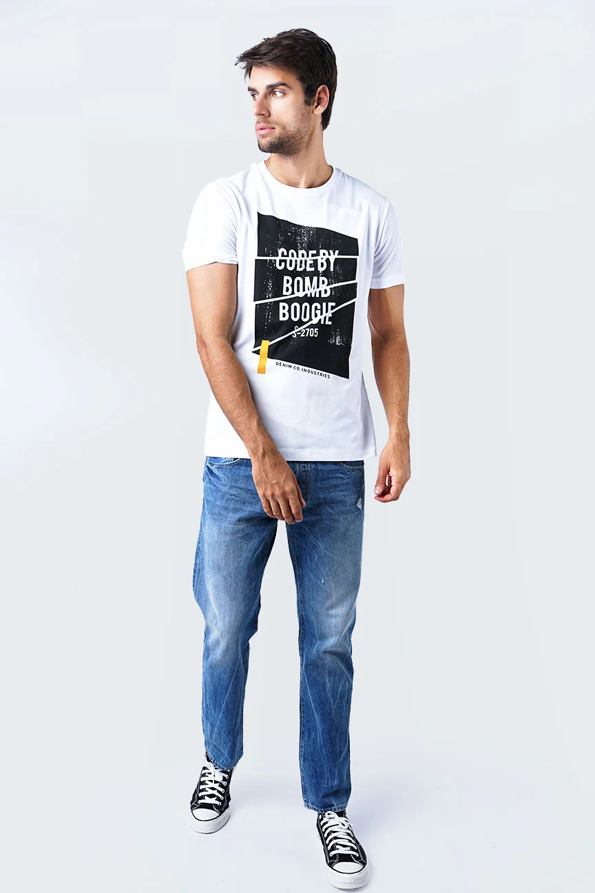 T-Shirt Lengan Pendek Rush Offwhite - Image 5