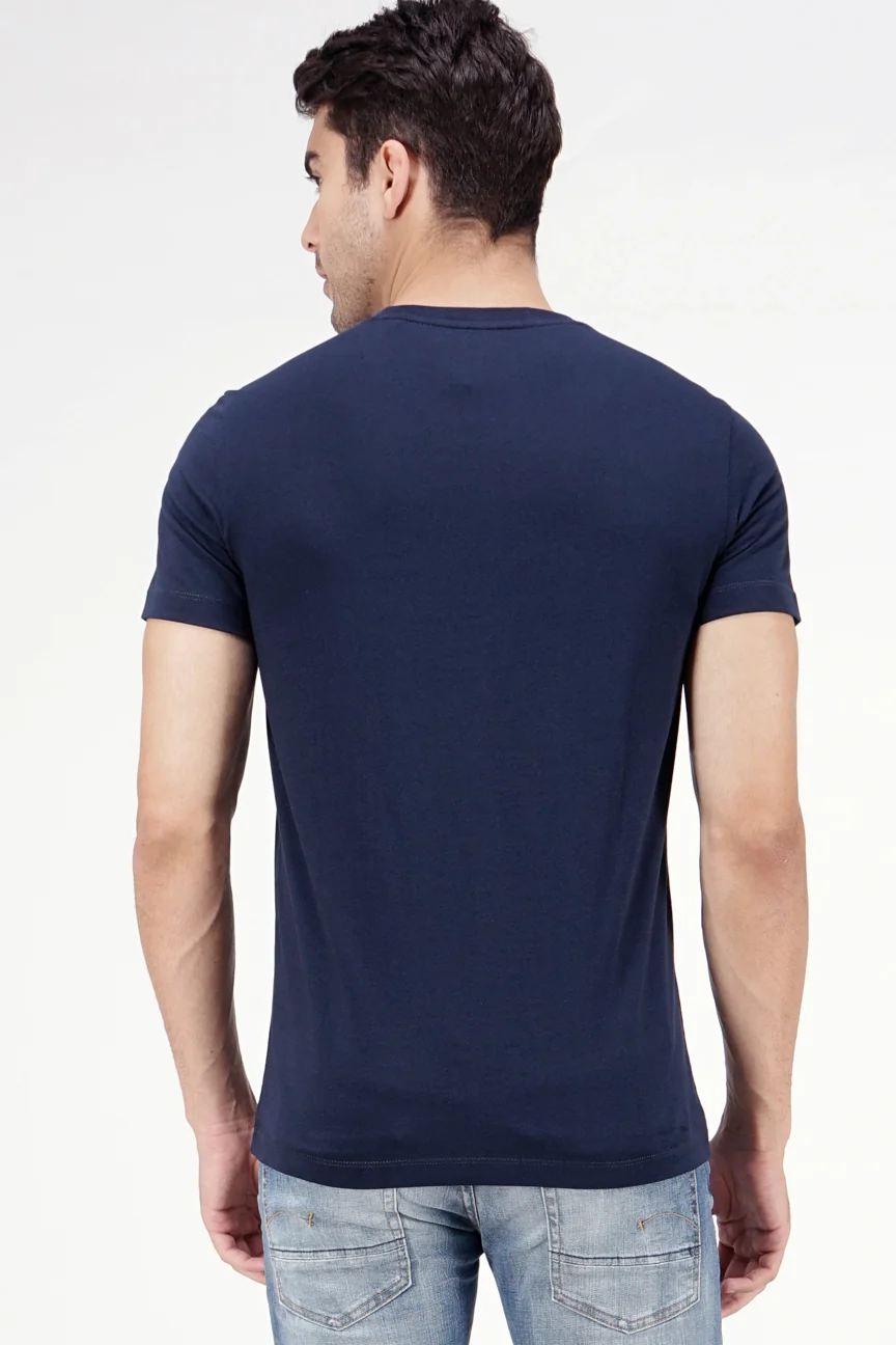 T-Shirt Lengan Pendek Russet Dark Navy - Image 4