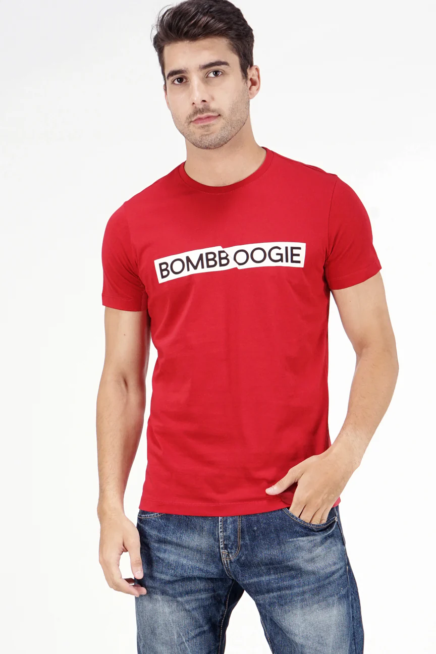 T-Shirt Lengan Pendek Russet Red