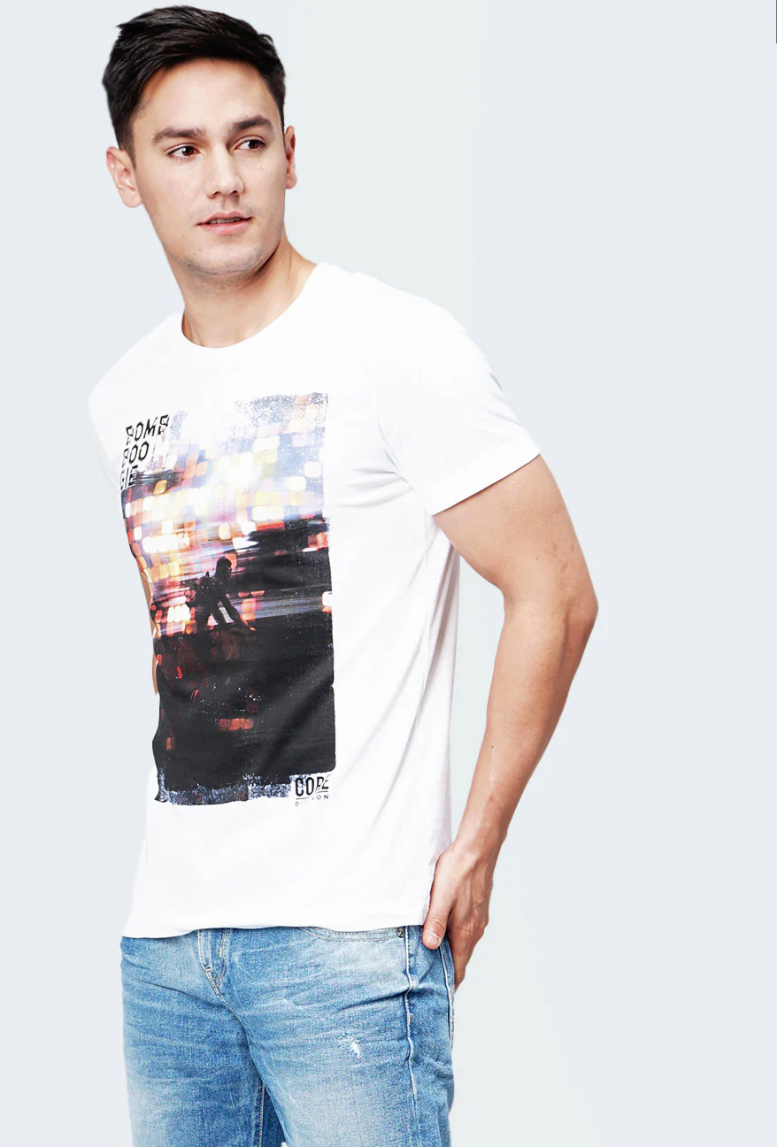 T-Shirt Lengan Pendek Salkova Offwhite - Image 2