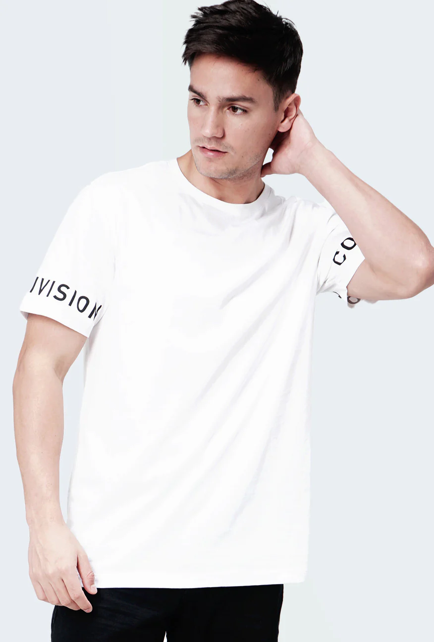 T-Shirt Lengan Pendek Sanvela Offwhite - Image 5