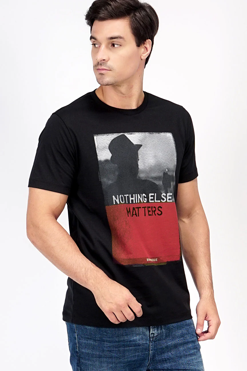T-Shirt Lengan Pendek Scepter Black