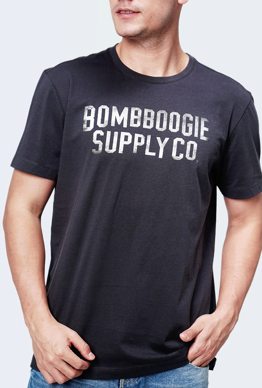 T-Shirt Lengan Pendek Scott Grey - Image 2