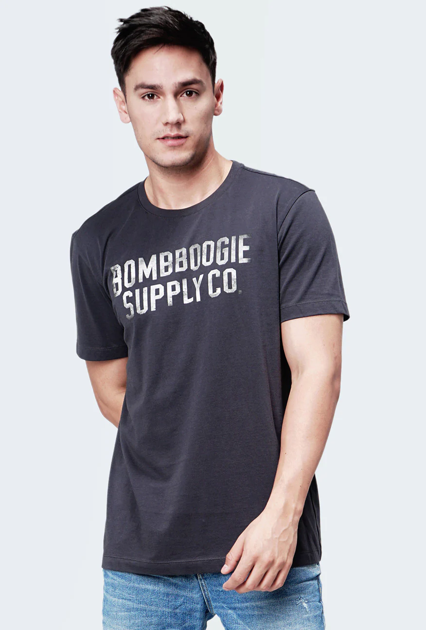 T-Shirt Lengan Pendek Scott Grey - Image 4