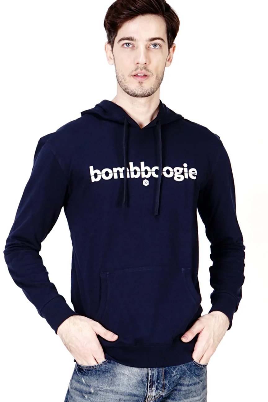 Sweater Hoodie Scrapmet Navy - Image 2