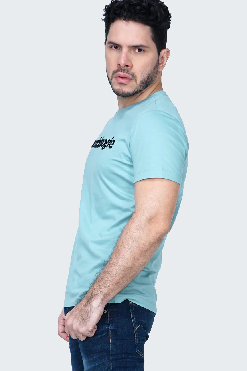 T-Shirt Lengan Pendek Scraptee Light Green - Image 4