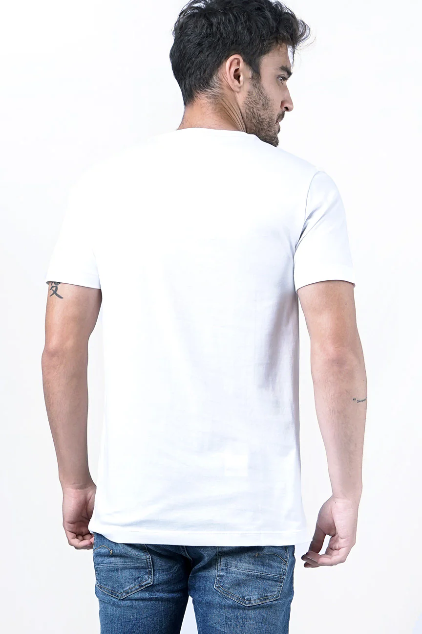 T-Shirt Lengan Pendek Scripton Offwhite - Image 5