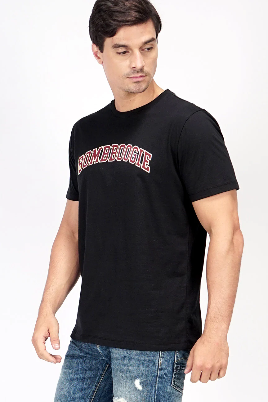 T-Shirt Lengan Pendek Seville Black - Image 2
