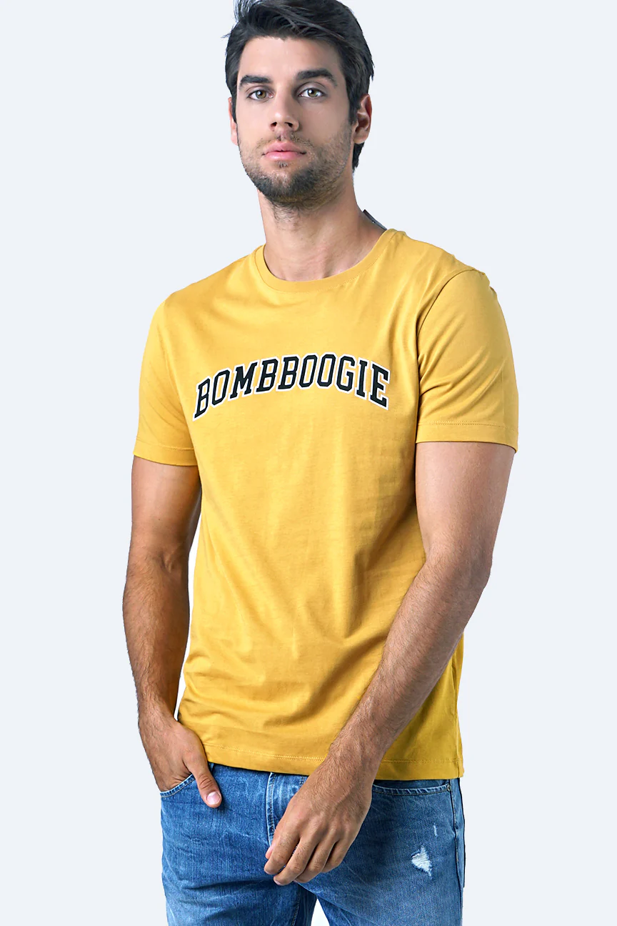 T-Shirt Lengan Pendek Seville Dark Yellow
