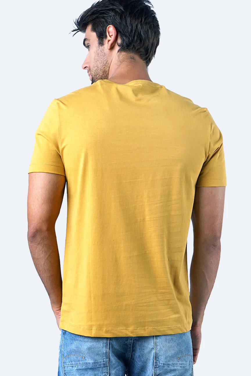 T-Shirt Lengan Pendek Seville Dark Yellow - Image 3