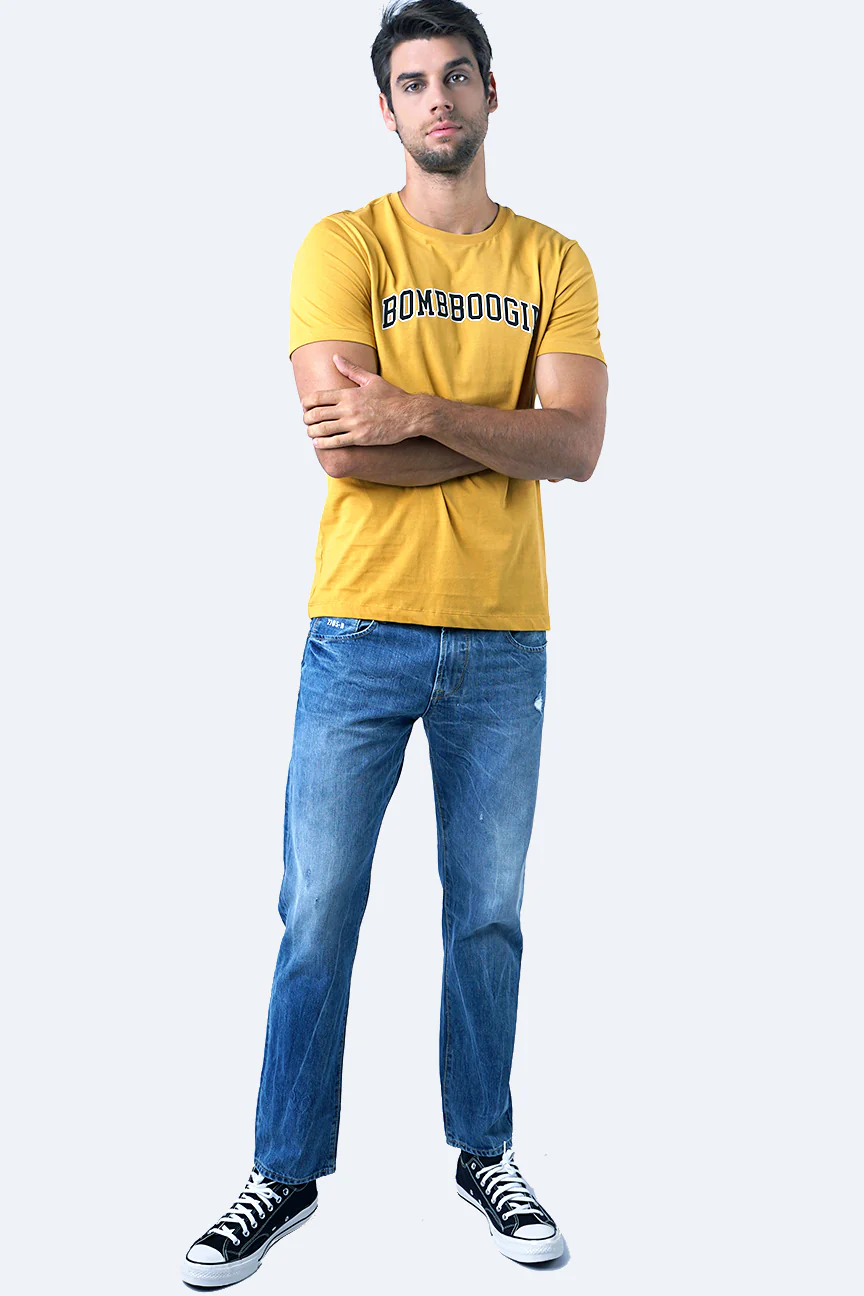 T-Shirt Lengan Pendek Seville Dark Yellow - Image 4
