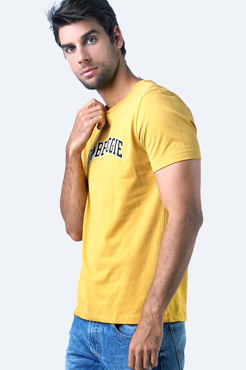 T-Shirt Lengan Pendek Seville Dark Yellow - Image 5