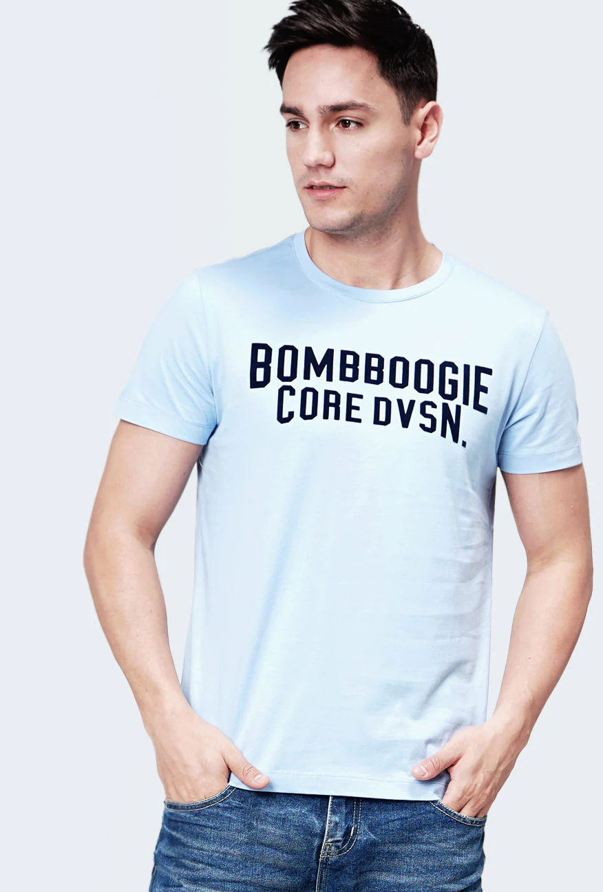 T-Shirt Lengan Pendek Silveira Medium Blue - Image 2