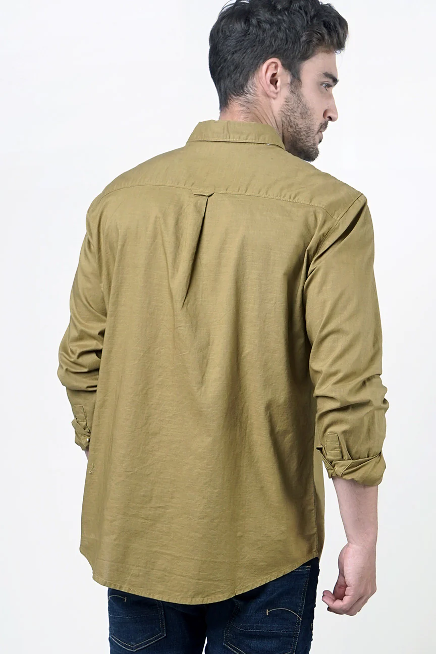 Kemeja Lengan Panjang Slamesa 2.0 Olive - Image 4