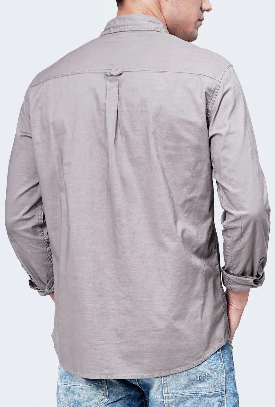 Kemeja Lengan Panjang Slamesa 3.0 Grey - Image 2