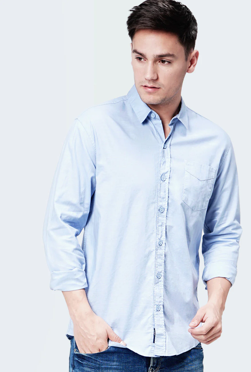 Kemeja Lengan Panjang Slamesa 3.0 Light Blue - Image 2
