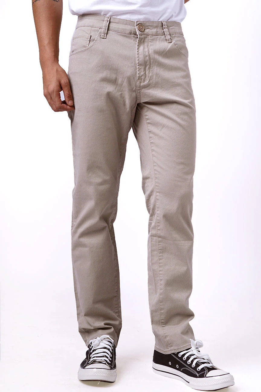 Celana Chinos C1 Series Light Khaki