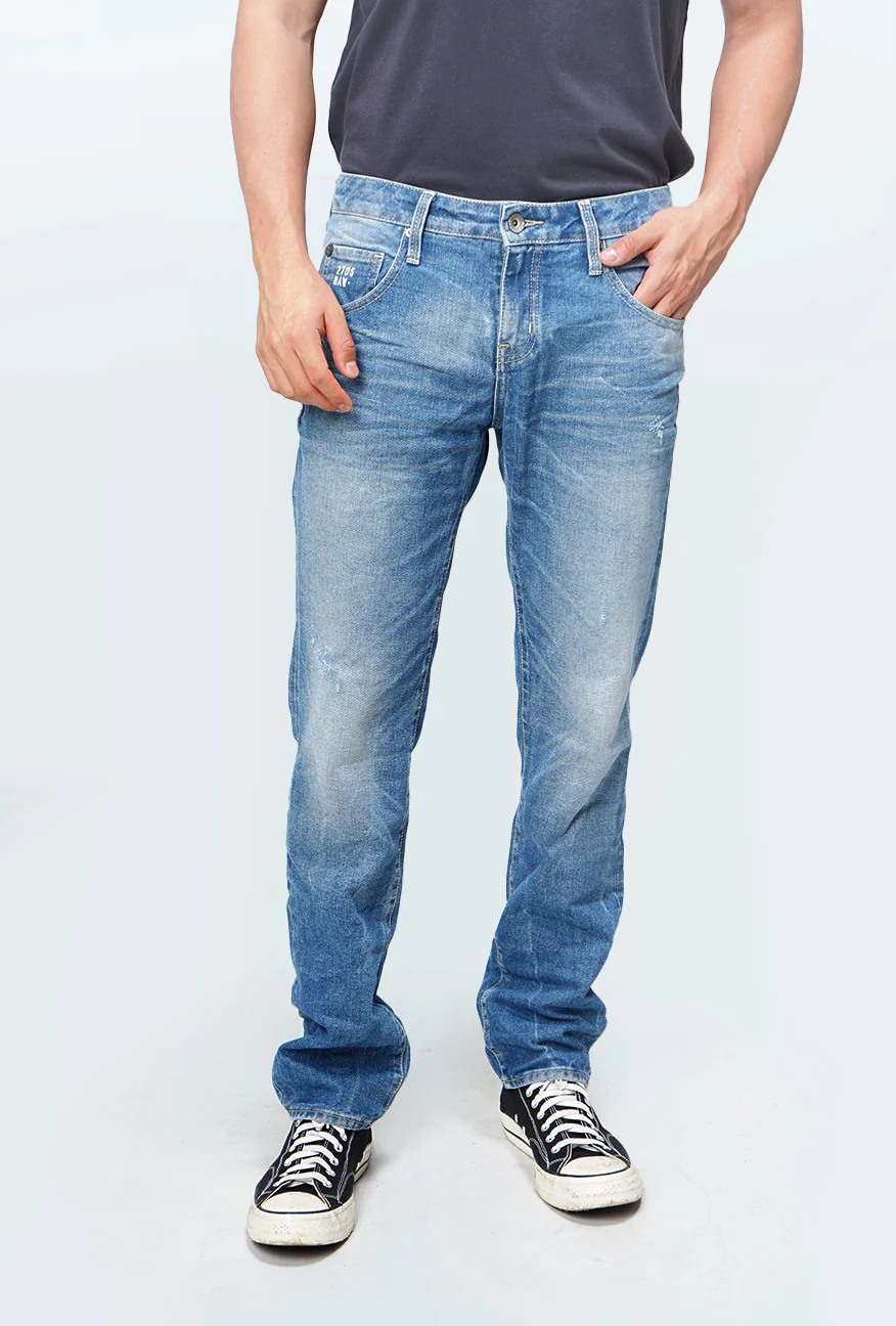 Jeans Slimfit H5 Series With Handmade Light Blue - Image 2