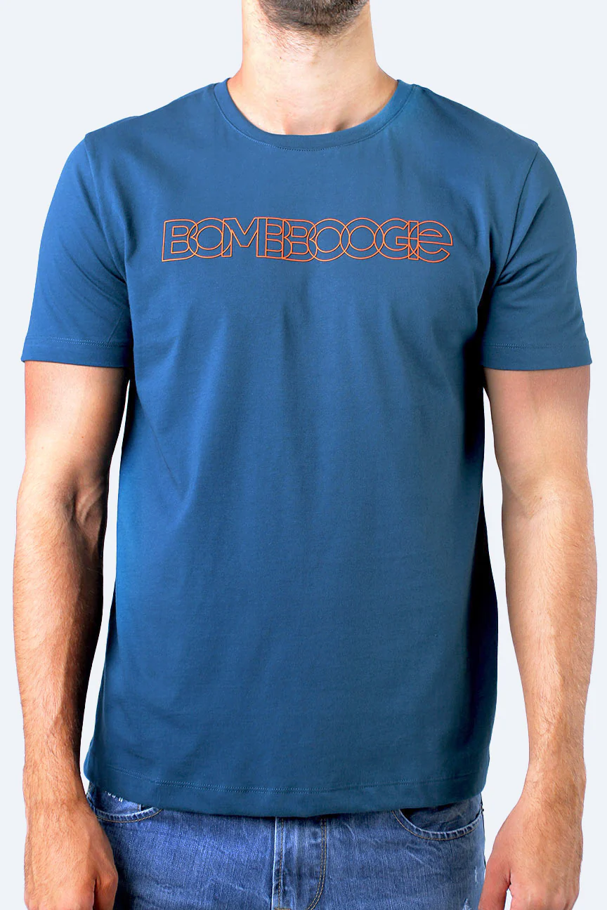 T-Shirt Lengan Pendek Snyder Blue Green - Image 4