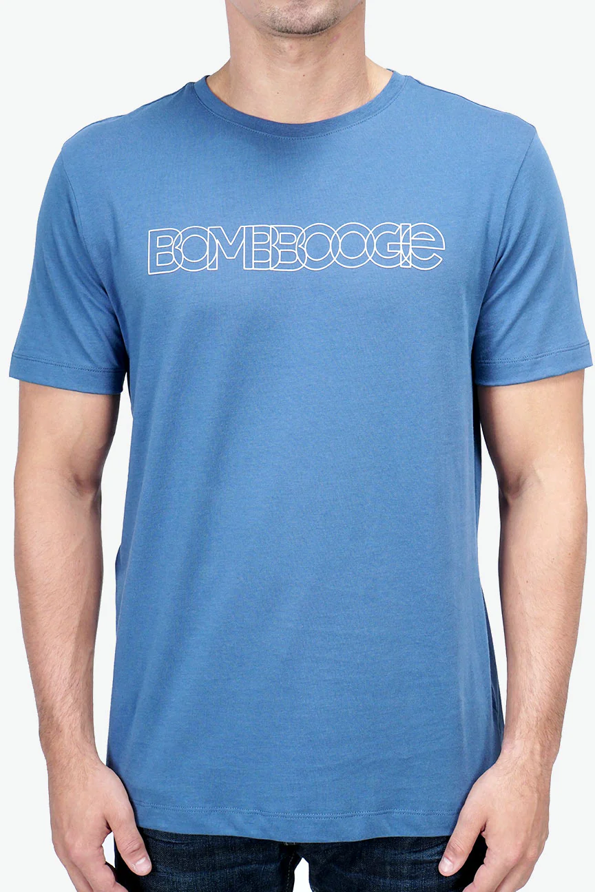 T-Shirt Lengan Pendek Snyder Blue - Image 5