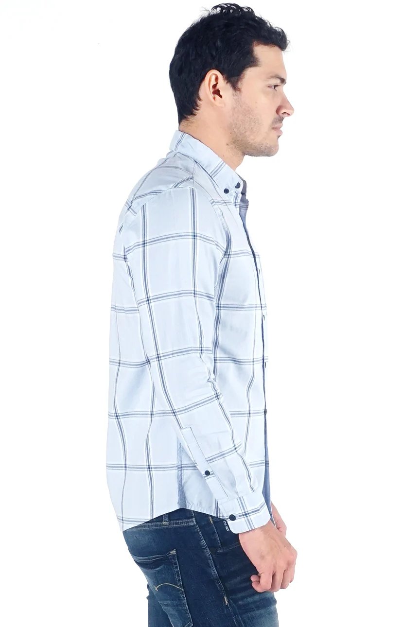 Kemeja Lengan Panjang Spectra Navy Blue - Image 2