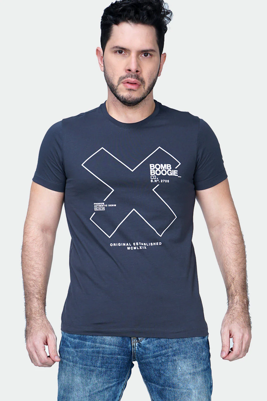 T-Shirt Lengan Pendek Startos Grey