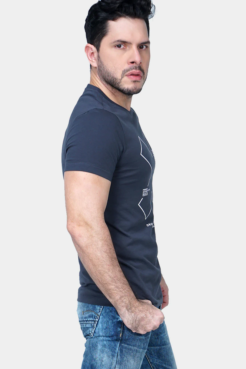T-Shirt Lengan Pendek Startos Grey - Image 2